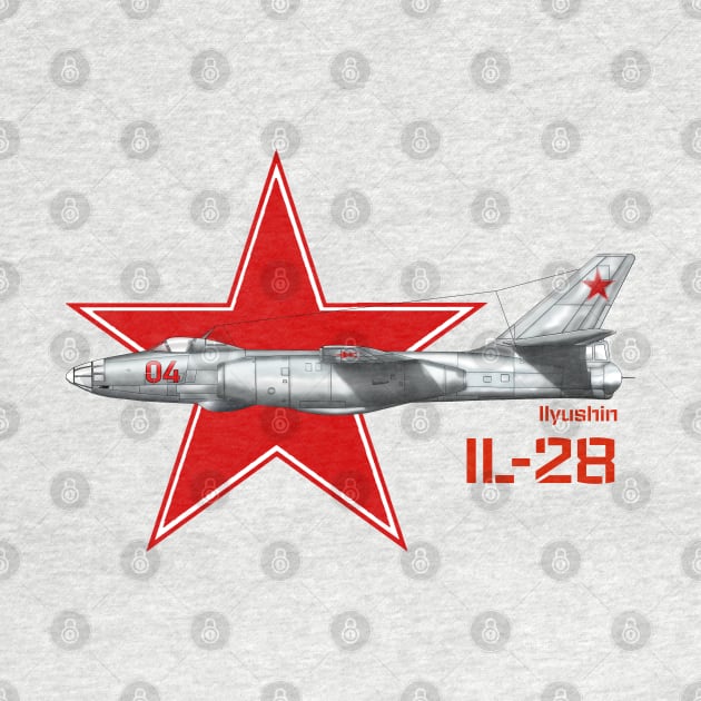 Ilyushin Il-28 Beagle - USSR by BearCaveDesigns